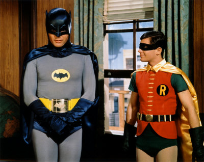 Bruce Wayne and Dick Grayson, in disguise.
